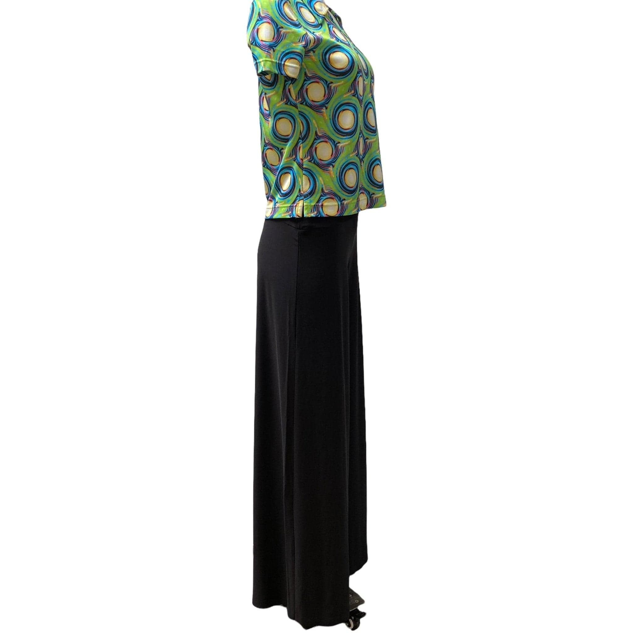 Pants Norma Kamali High-Waisted Trousers - Wide Leg Palazzo Black