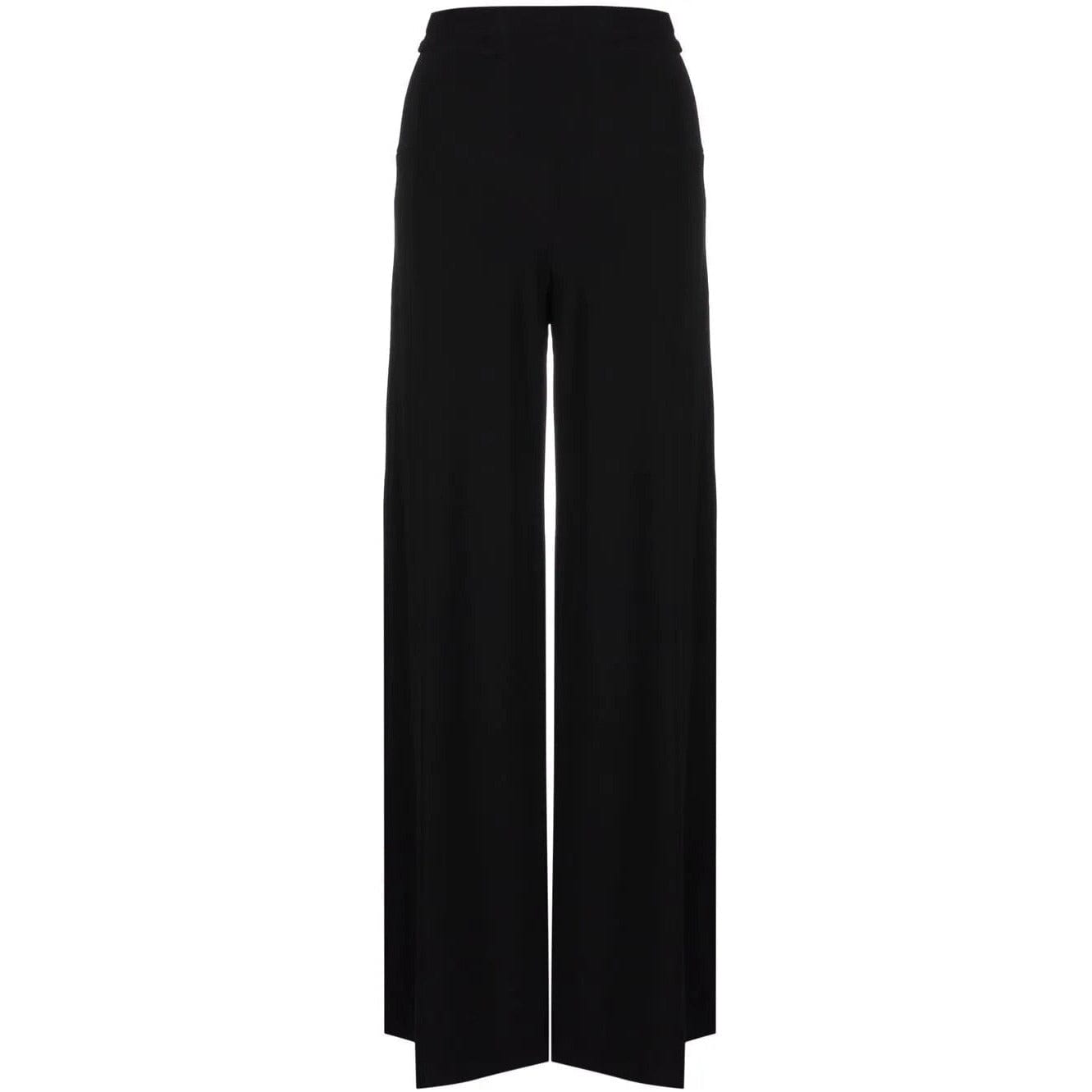 Pants Norma Kamali High-Waisted Trousers - Wide Leg Palazzo Black