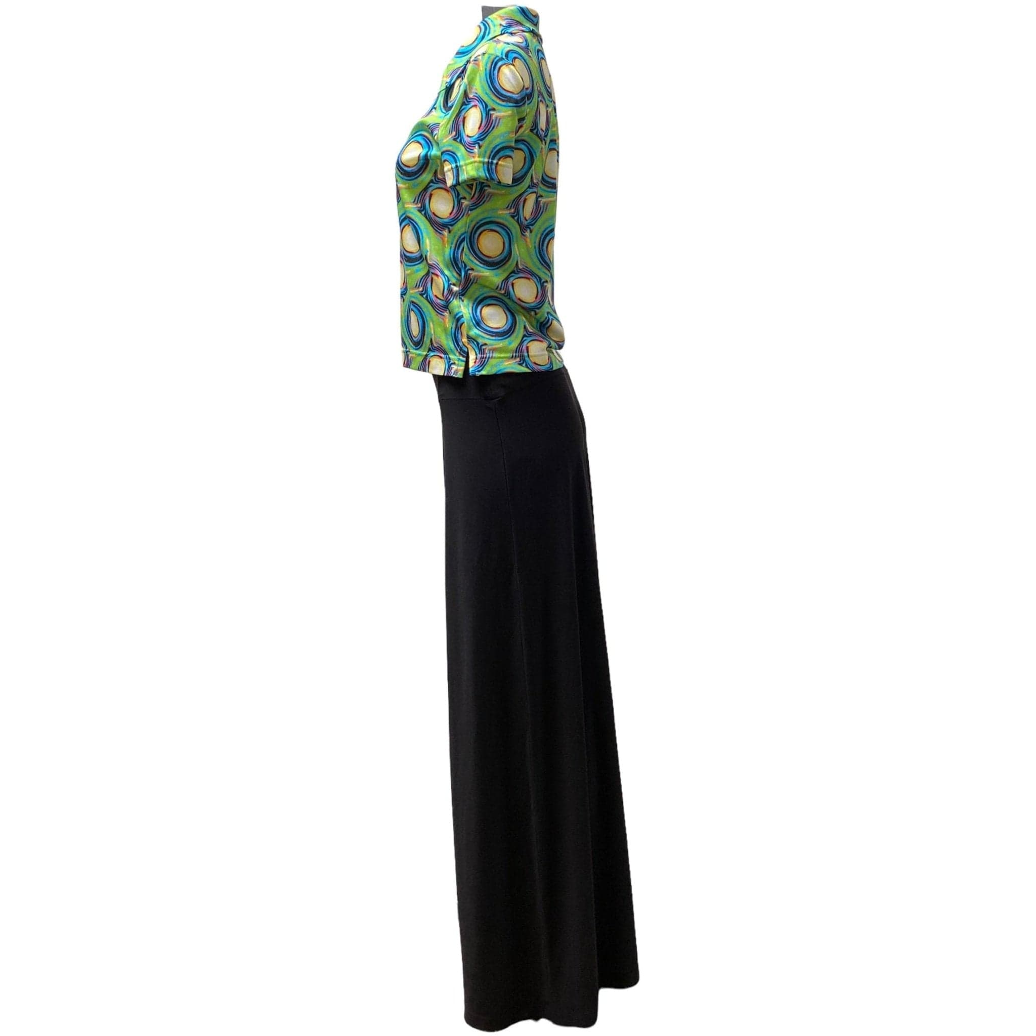Pants Norma Kamali High-Waisted Trousers - Wide Leg Palazzo Black