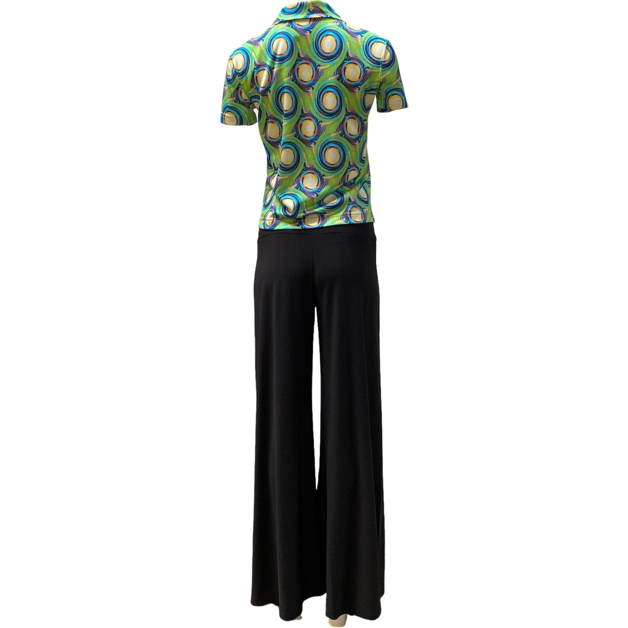 Pants Norma Kamali High-Waisted Trousers - Wide Leg Palazzo Black