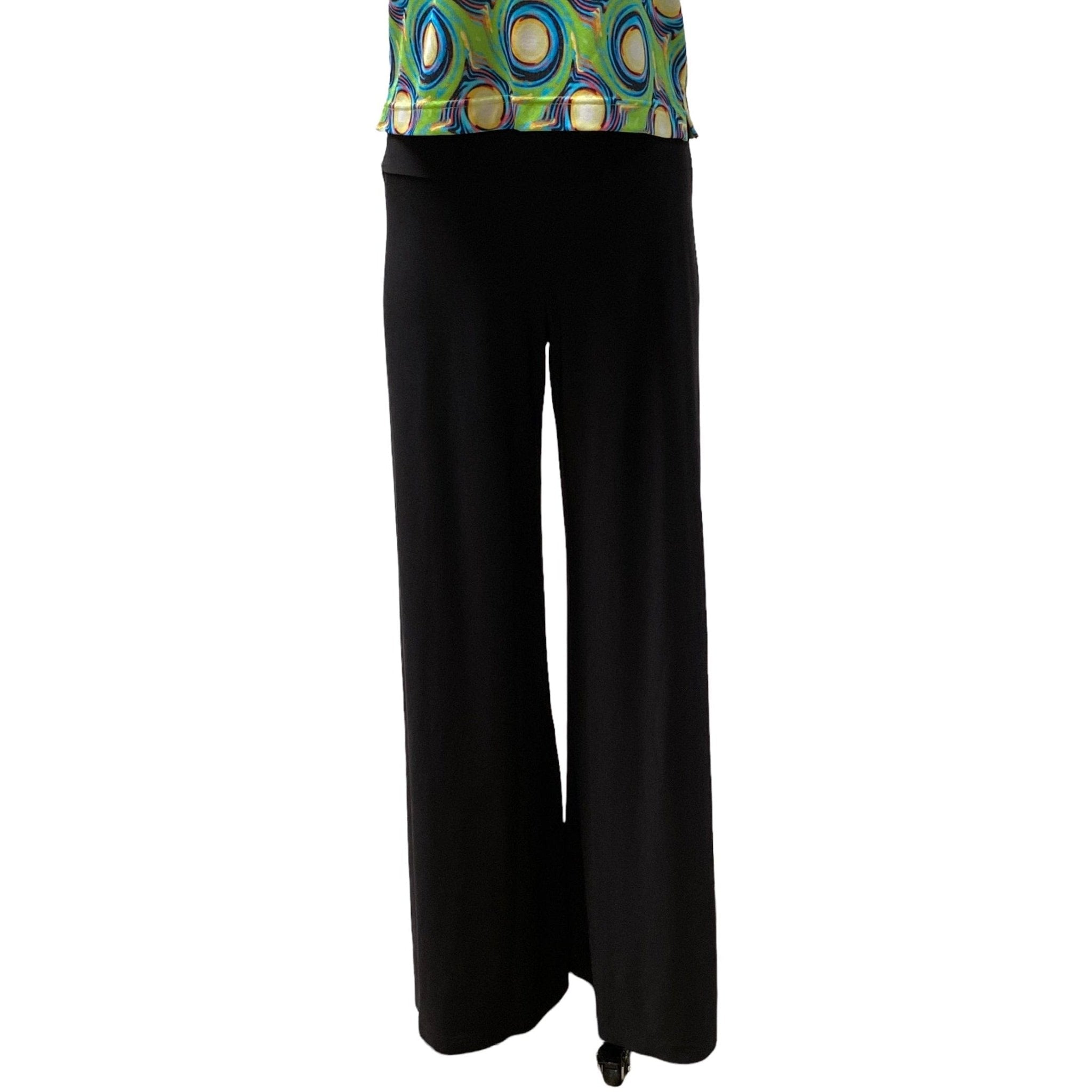Pants Norma Kamali High-Waisted Trousers - Wide Leg Palazzo Black
