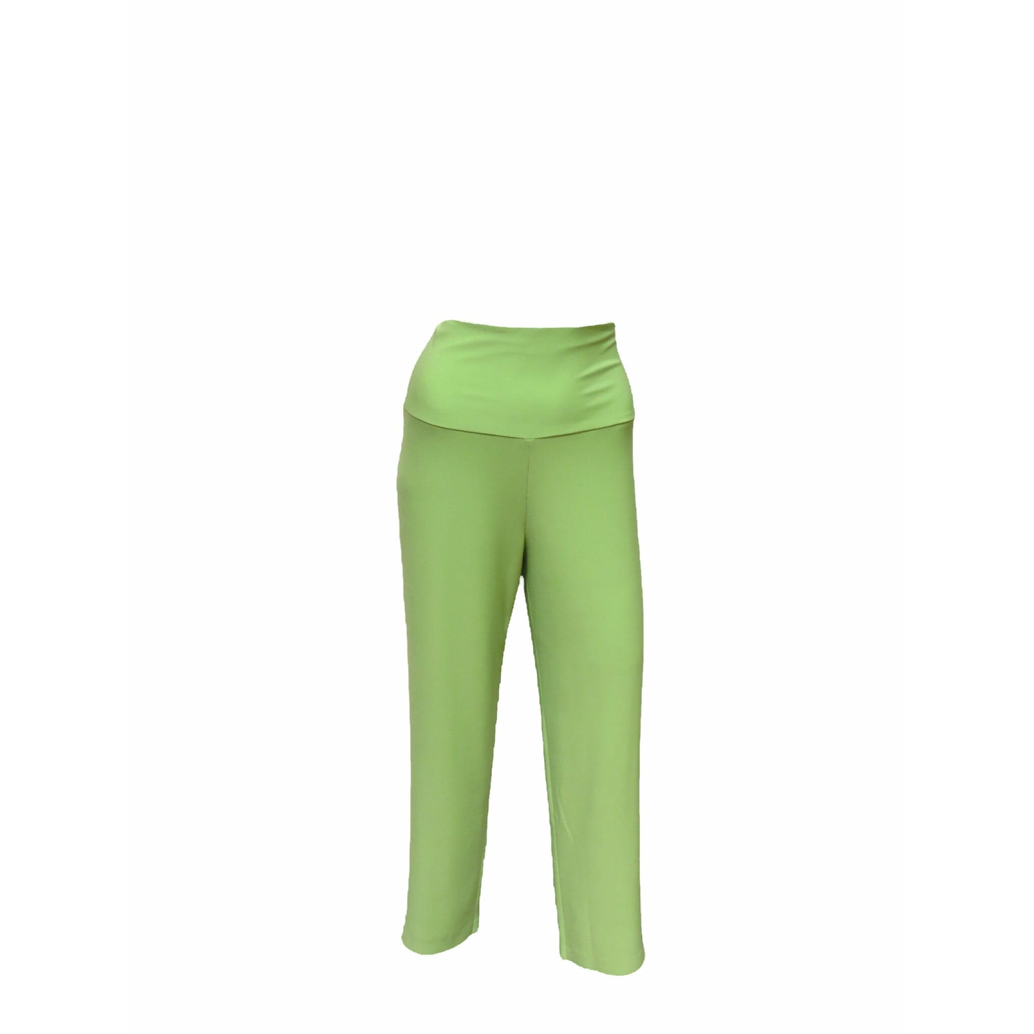 Pants Norma Kamali Pencil Pant - Slim Fit Stretch Trousers Dark Sea Green