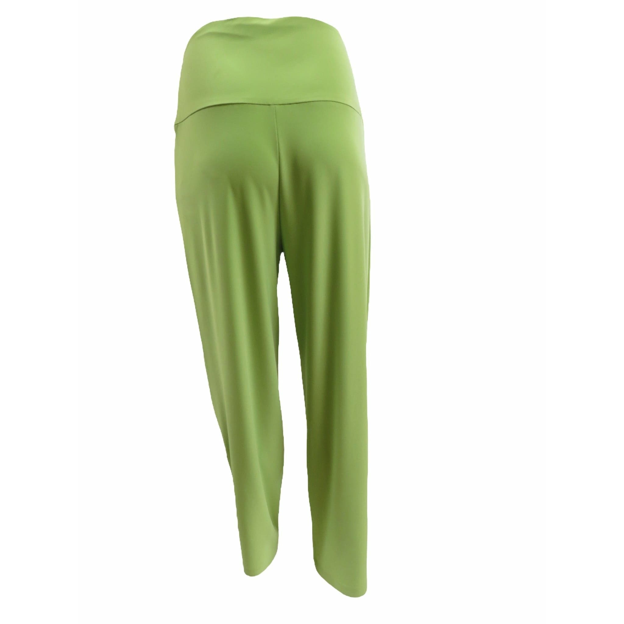 Pants Norma Kamali Pencil Pant - Slim Fit Stretch Trousers Olive Drab