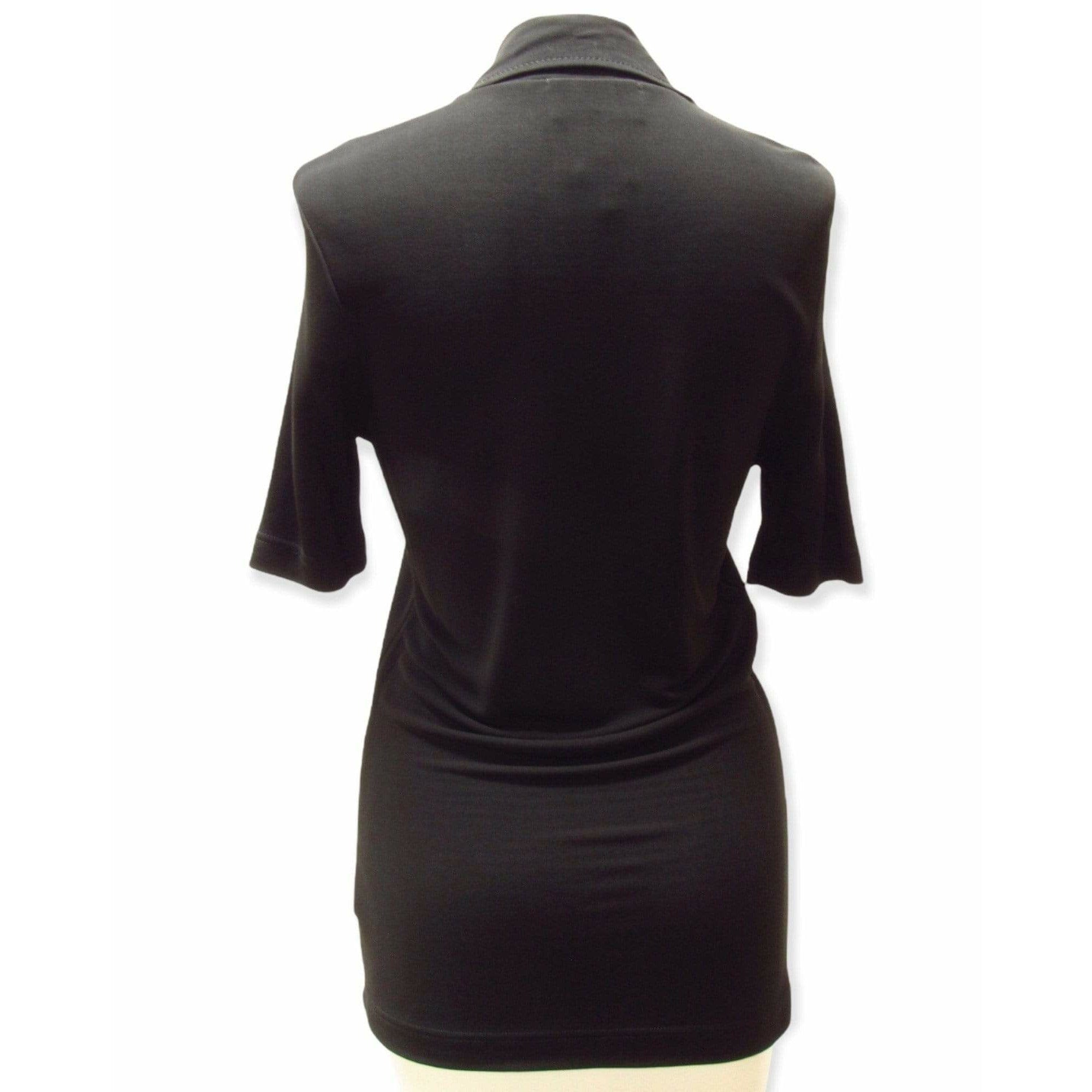 Shirts & Tops Paco Rabanne Black Short Sleeve Polo Black