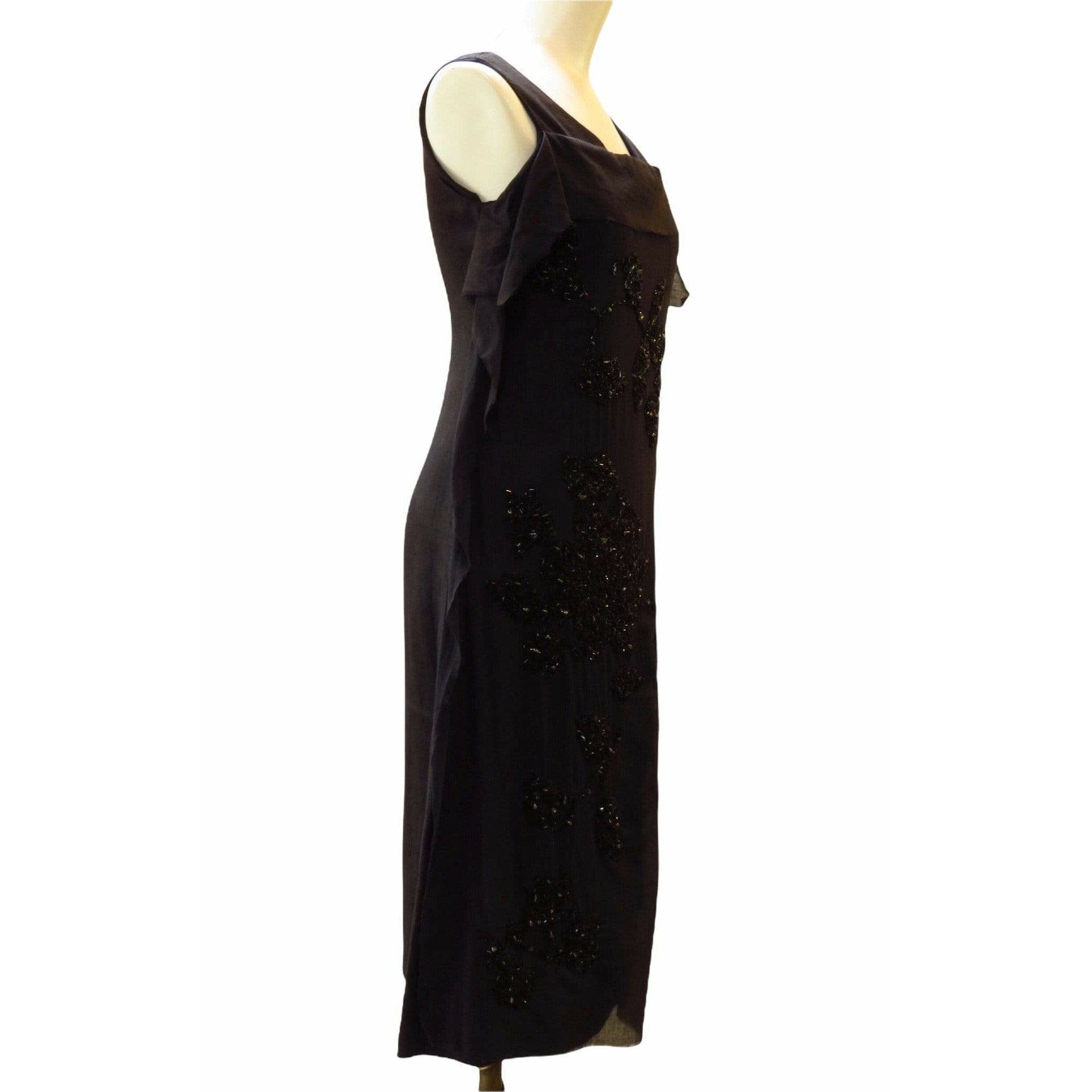 Dresses Peachoo + Krejberg Hand-Embroidered Dress Black