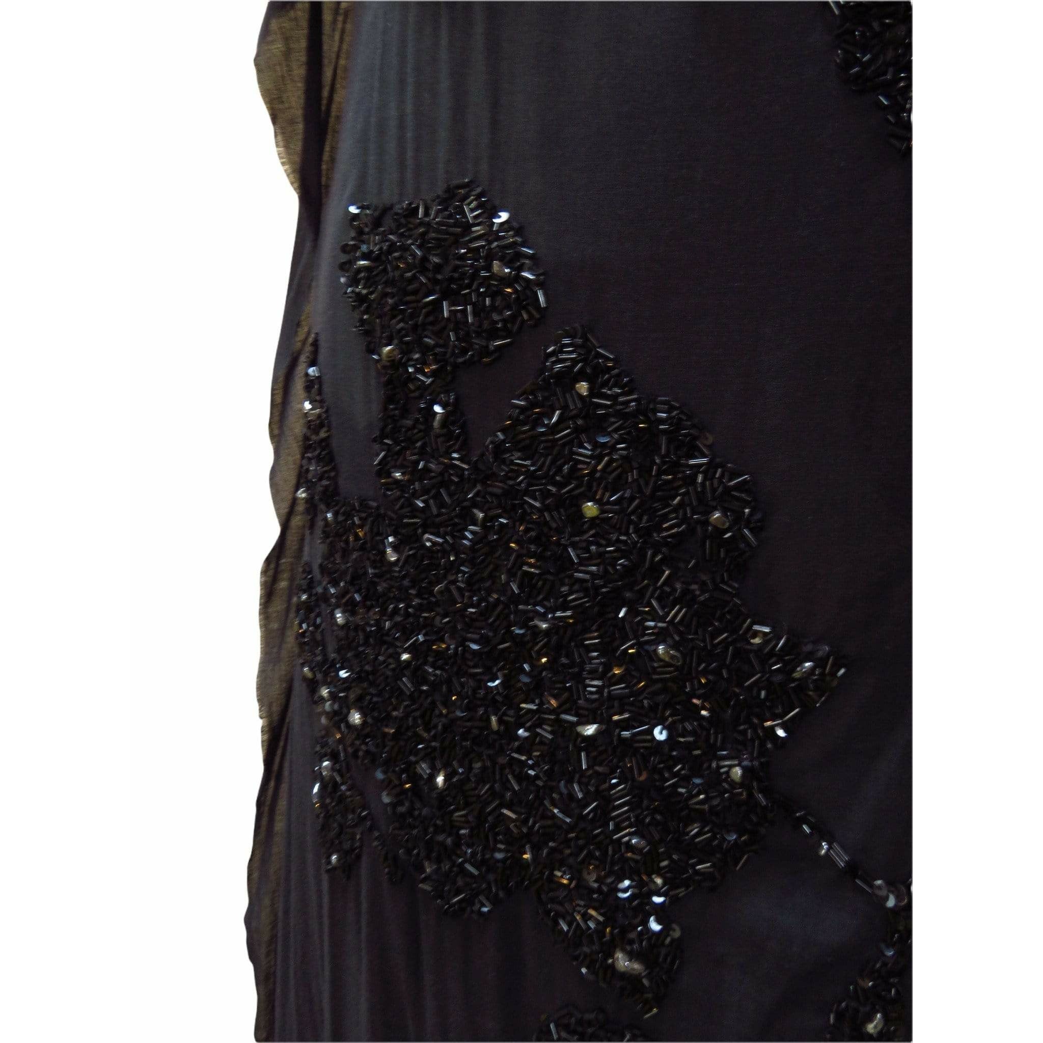 Dresses Peachoo + Krejberg Hand-Embroidered Dress Black