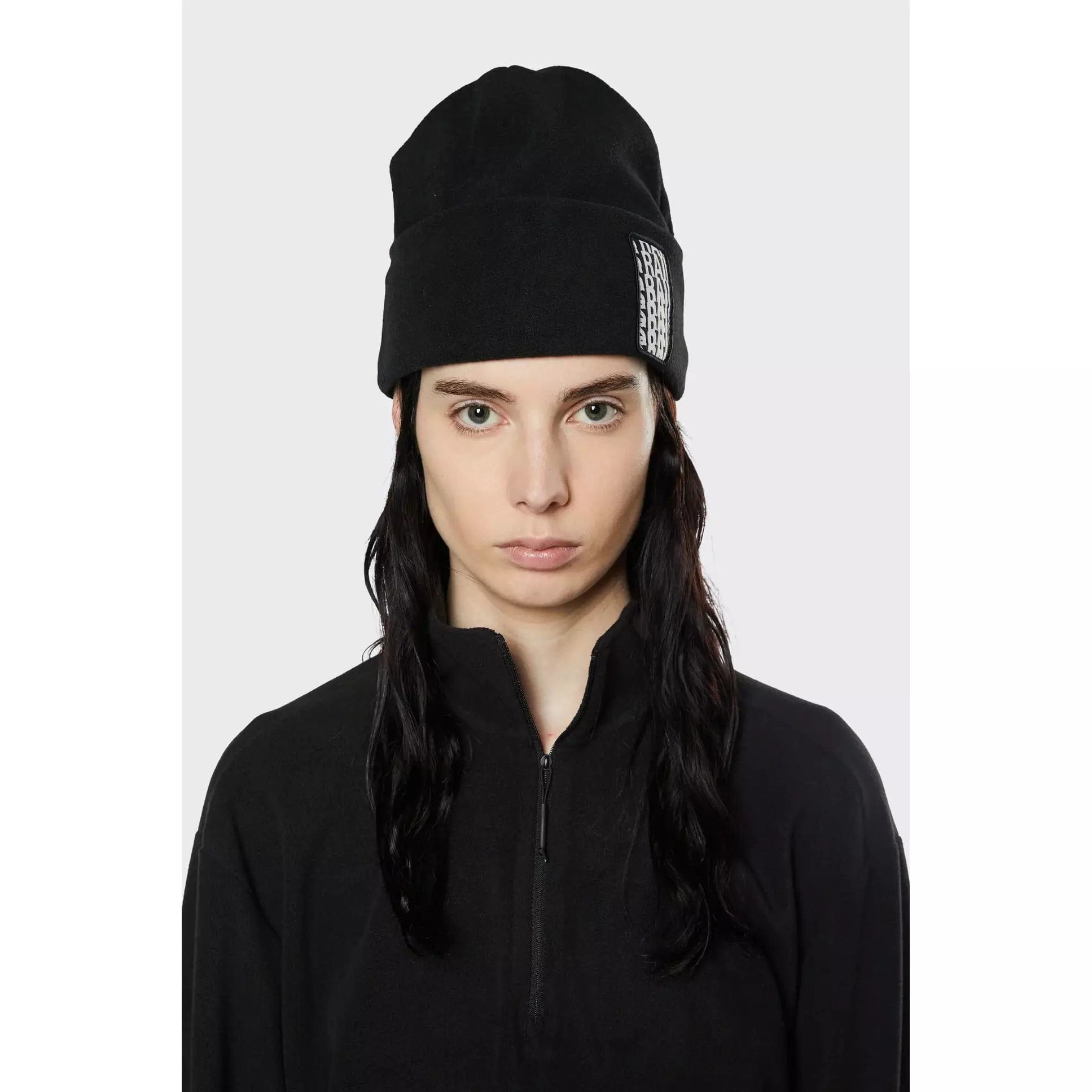 Accessories RAINS Fleece Beanie - Warm Winter Hat Black
