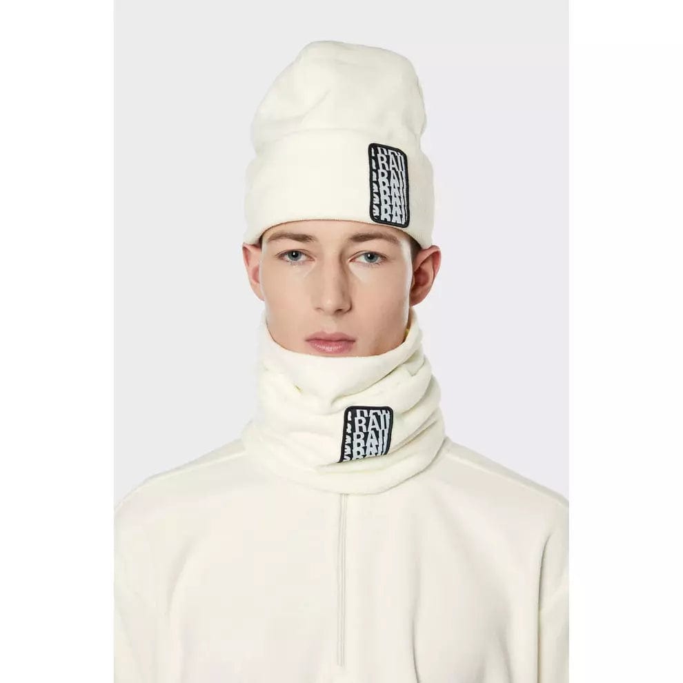 Accessories RAINS Fleece Beanie - Warm Winter Hat Antique White