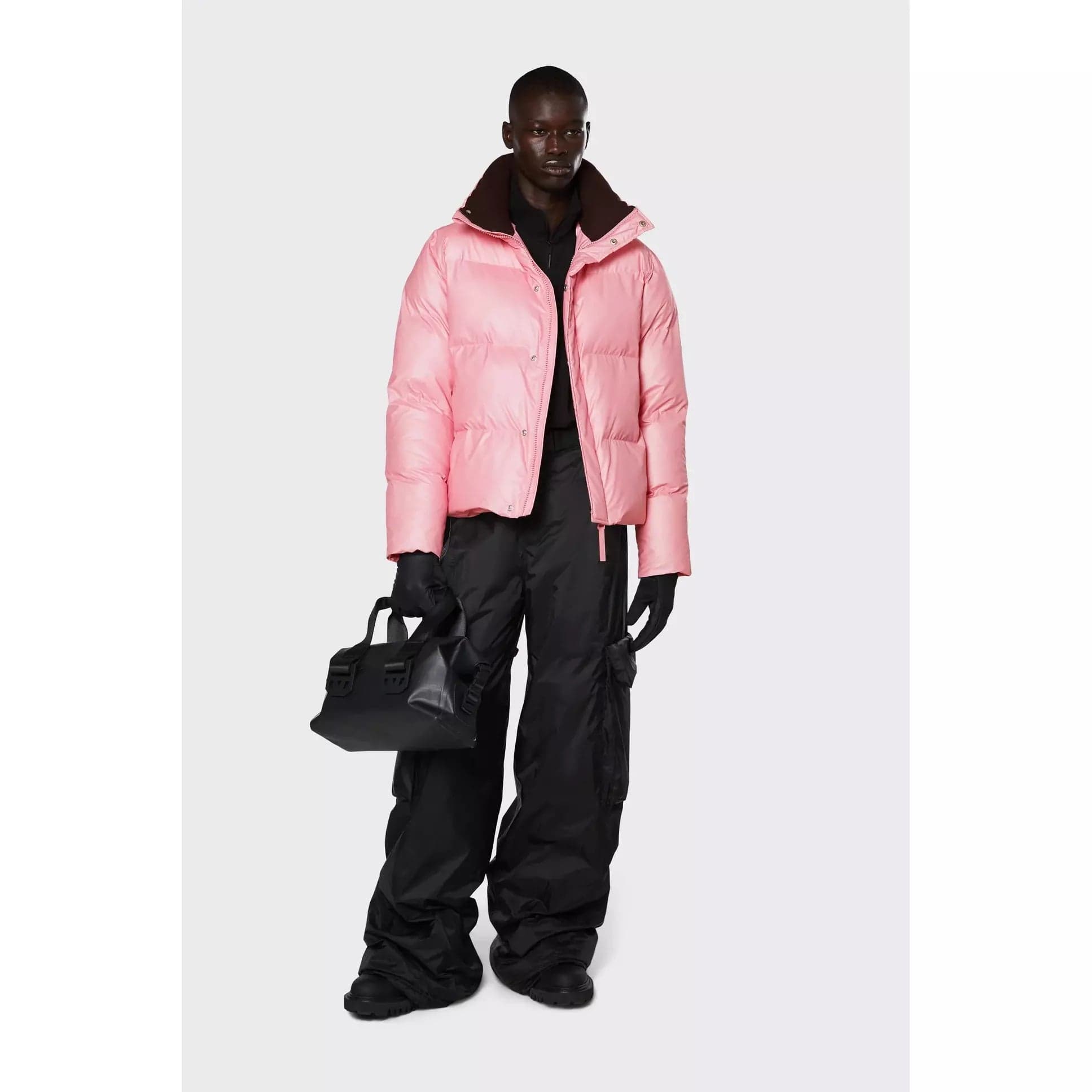 Coats & Jackets RAINS Boxy Puffer Jacket - Insulated Winter Puffer Misty Rose