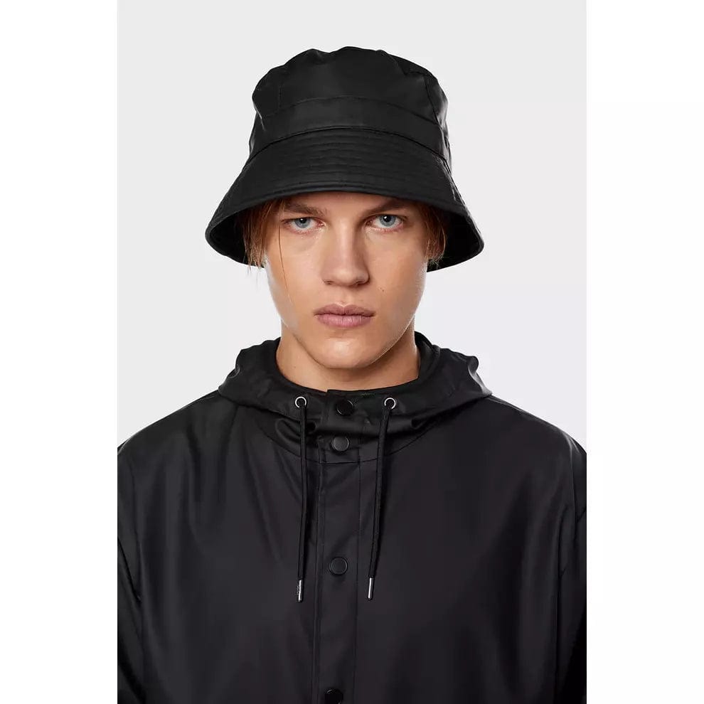 Hats RAINS Bucket Hat - Waterproof Sun Hat Black