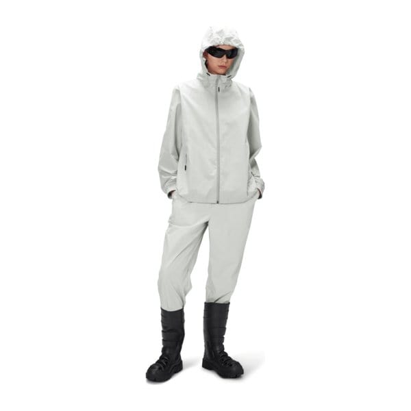 Pants RAINS Juba Pant - Nylon Track Pants Light Gray