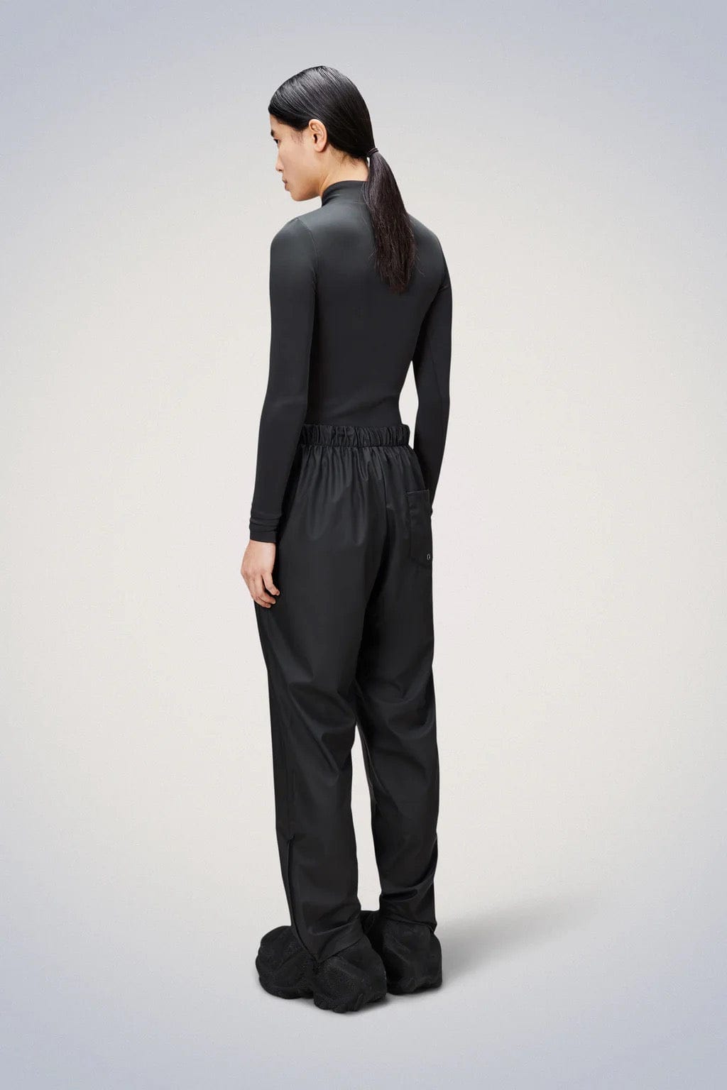 Pants RAINS Rain Pants Slim - Waterproof Over Trousers Light Gray