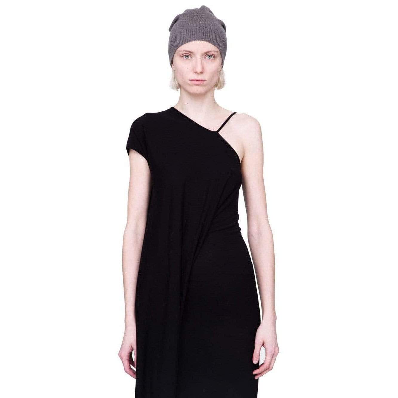 Dresses Rick Owens Lilies Long Dress - Black One-Shoulder Ruched Black