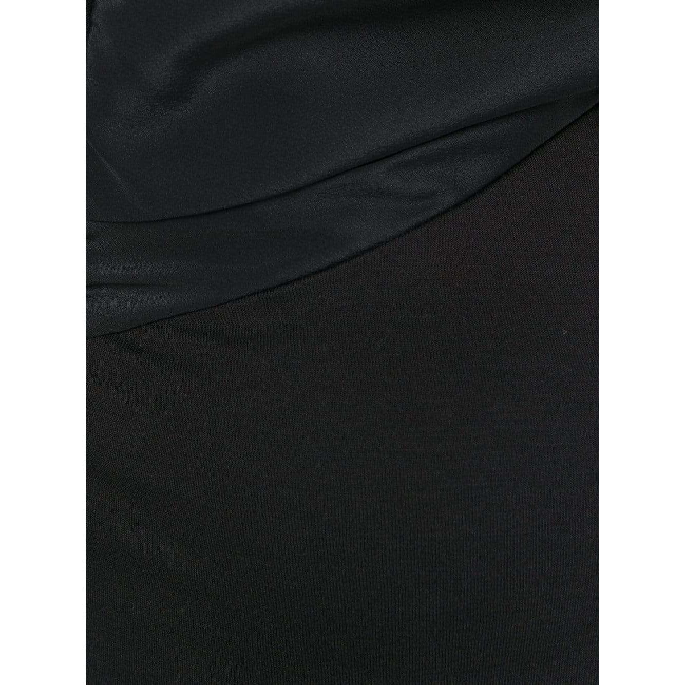 Shirts & Tops Rick Owens Lilies Draped Top - Black Cotton Silk Sheer Black