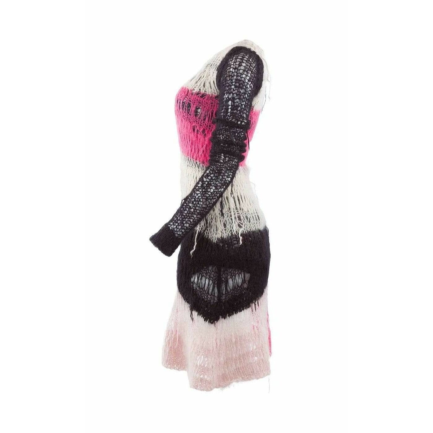 Dresses Tao Comme Des Garçons Hand Knit Mohair Dress Dark Slate Gray