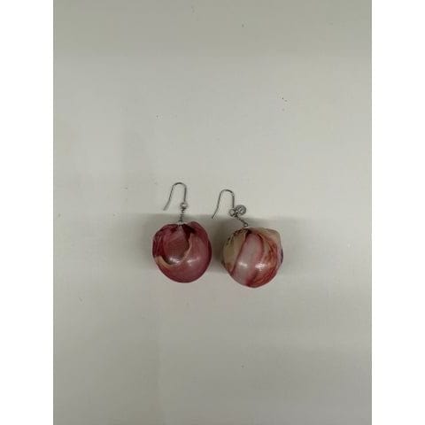 Earrings Undercover Red Mesh & Resin Pearl Earrings (SS24) Dark Gray