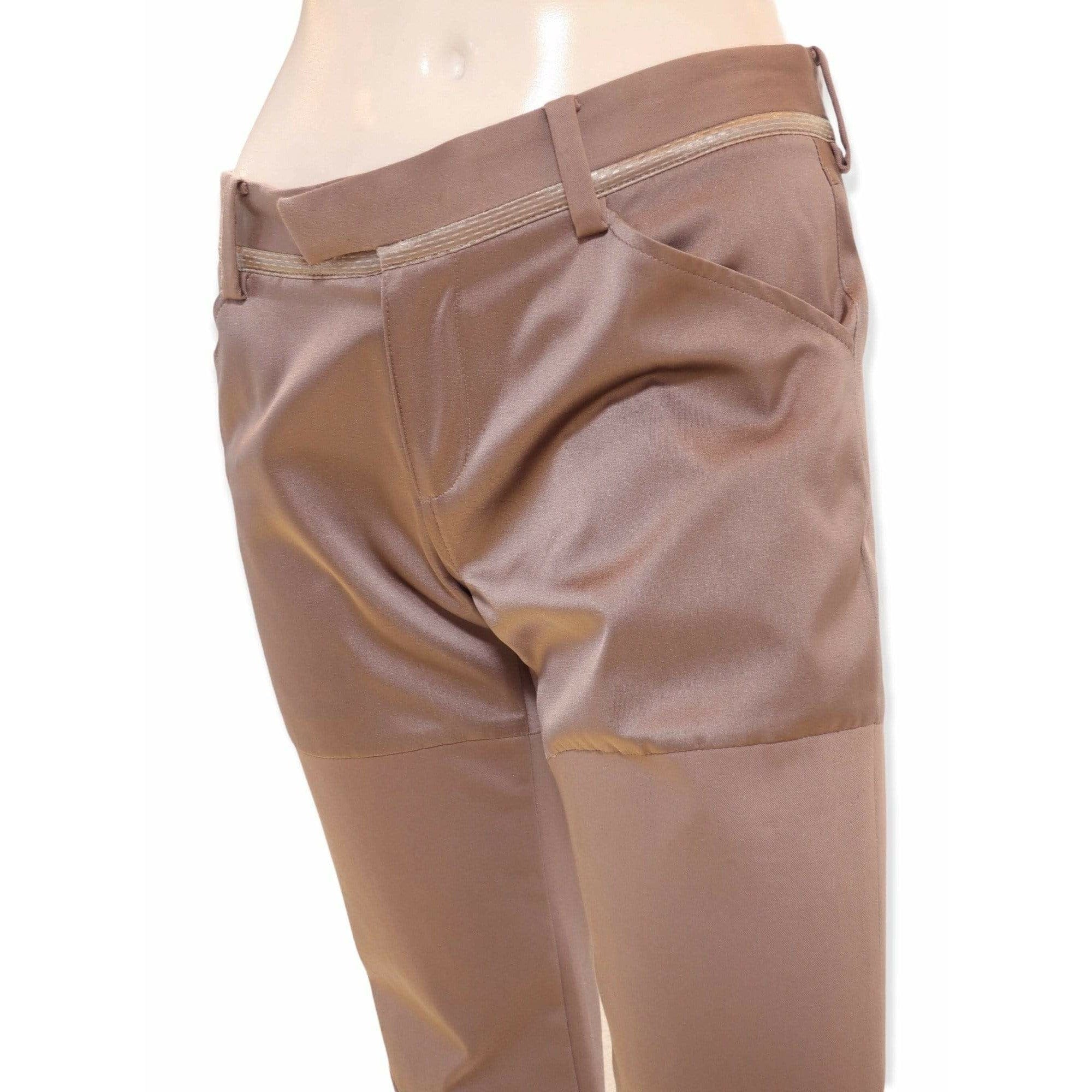 Pants Undercover Vintage Straight Pant - Silver Grey Stretch Rosy Brown