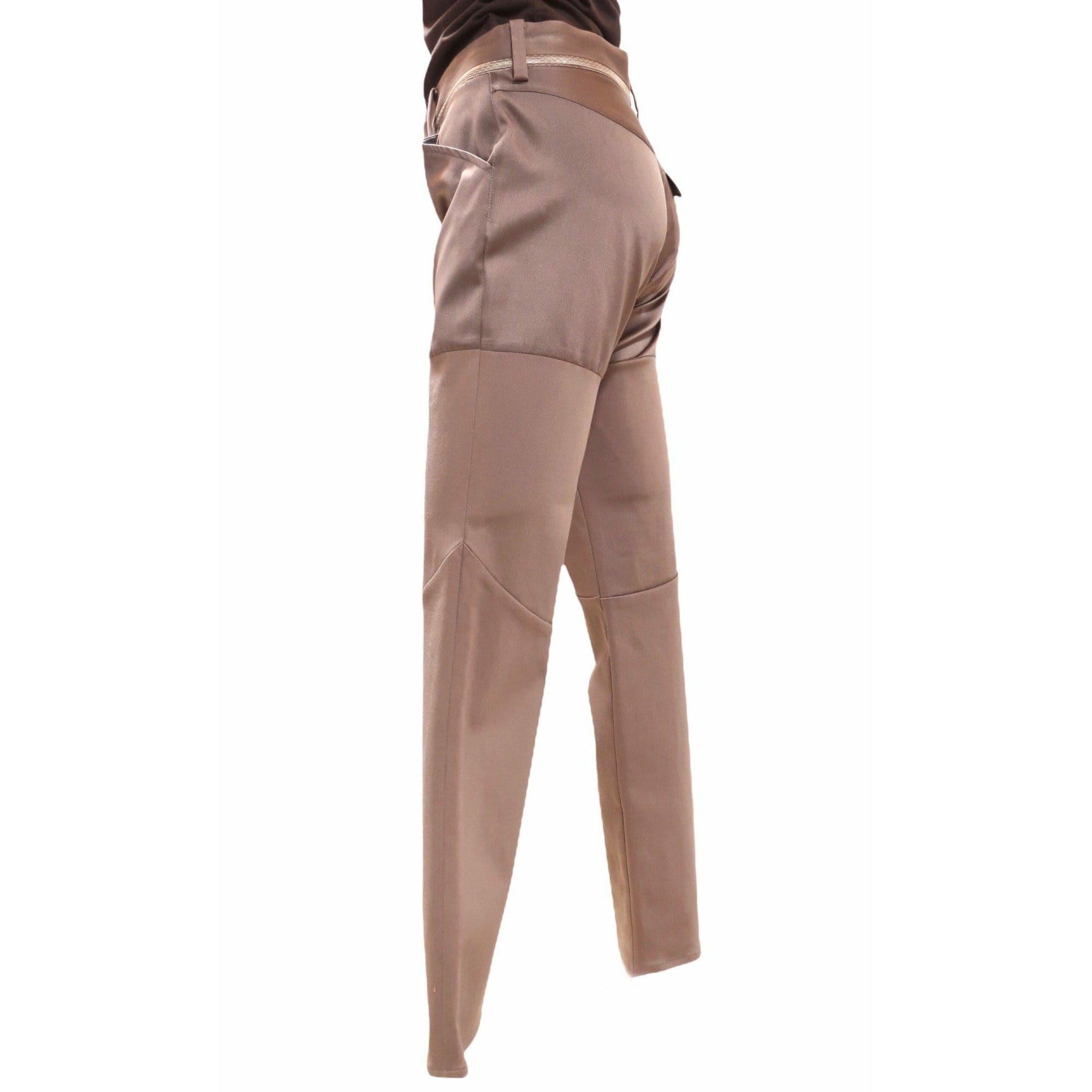 Pants Undercover Vintage Straight Pant - Silver Grey Stretch Rosy Brown