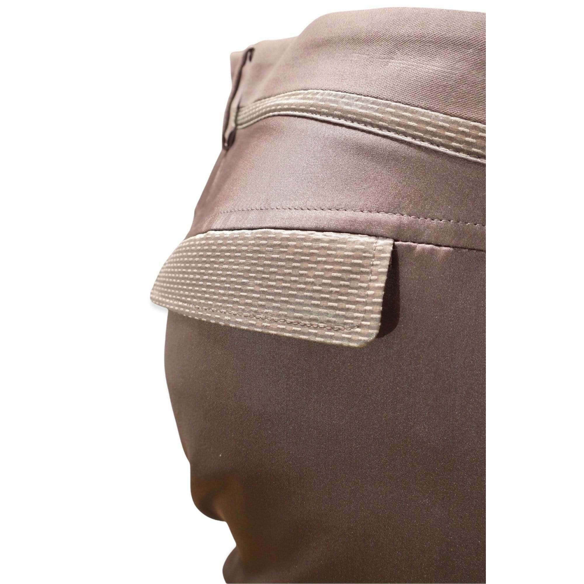 Pants Undercover Vintage Straight Pant - Silver Grey Stretch Dark Olive Green