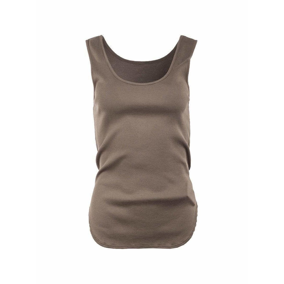 Shirts & Tops UNDERCOVER Tank - Ribbed Cotton Tie-Waist White Smoke