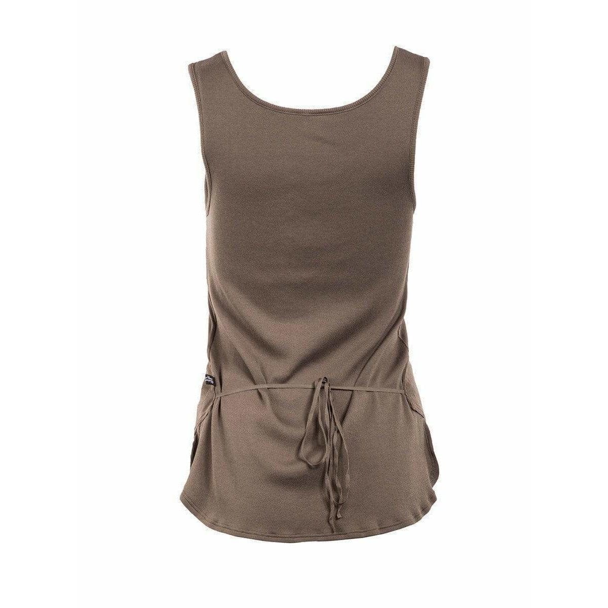 Shirts & Tops UNDERCOVER Tank - Ribbed Cotton Tie-Waist White Smoke
