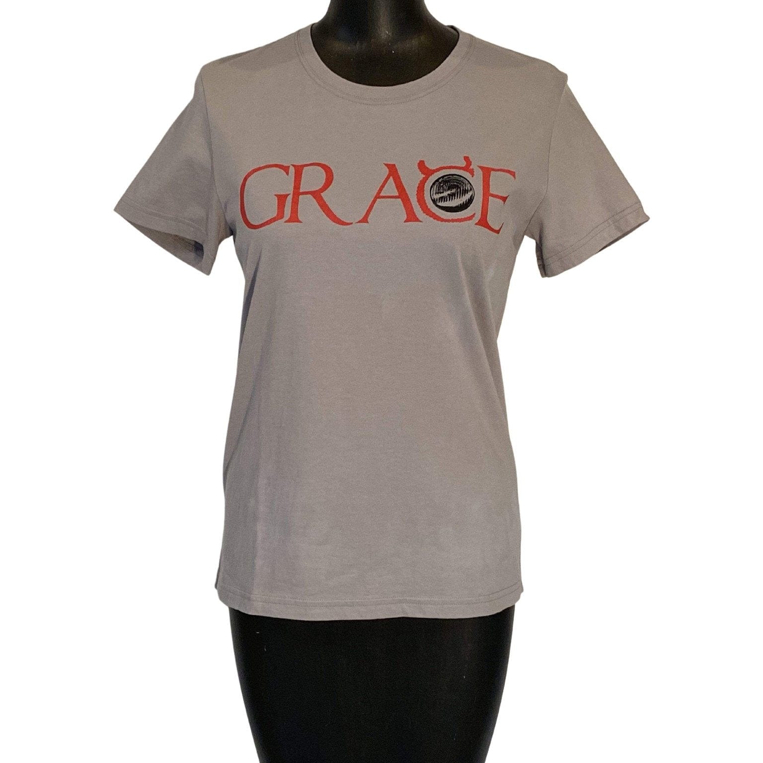 Shirts & Tops UNDERCOVER Grace Tee - Grey Cotton Graphic Light Slate Gray