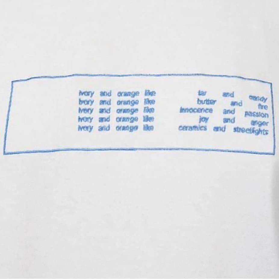 Shirts & Tops Undercover 'Less But Better' Embroidered T-Shirt - Grey Cotton Lavender