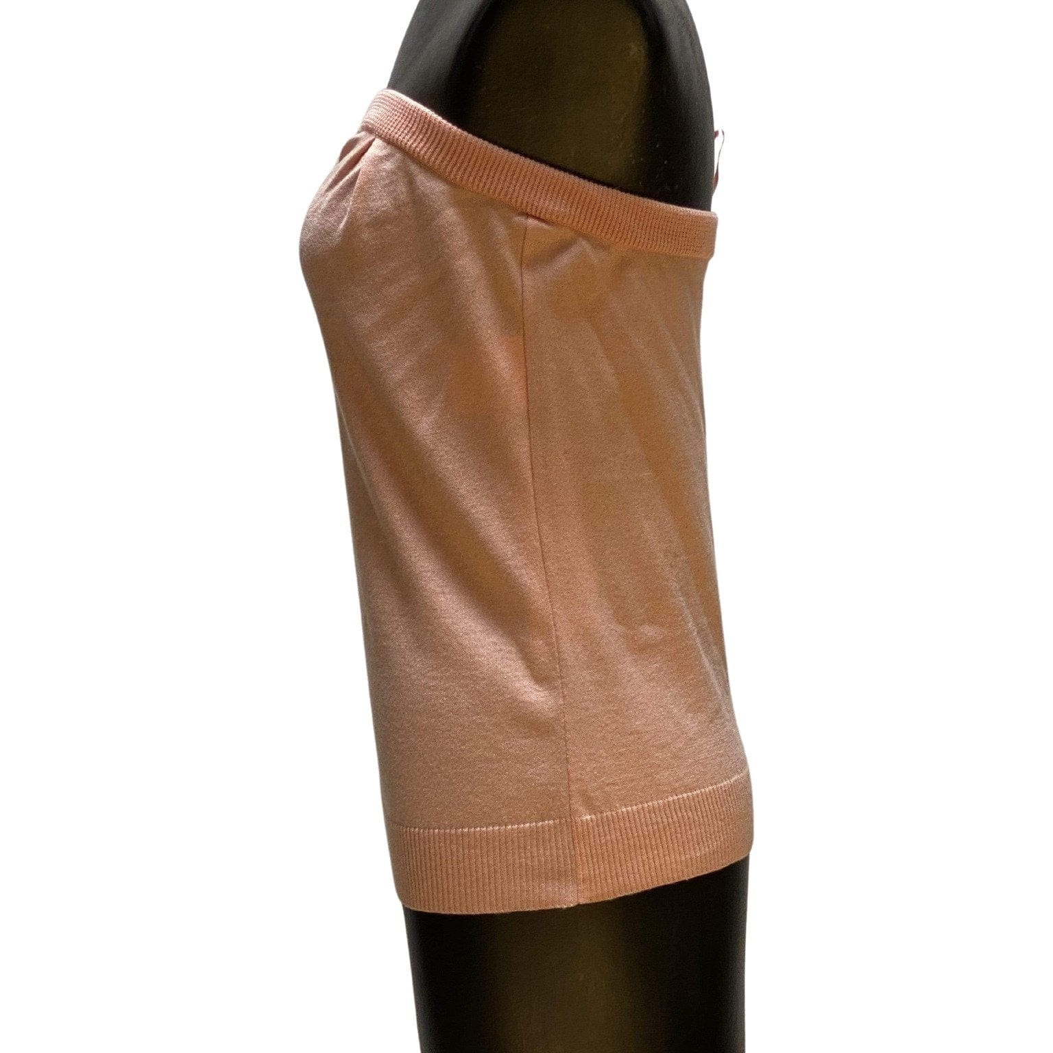 Shirts & Tops Elegant Peach Cotton-Cashmere Strapless Tube Top by UNDERCOVER Sienna