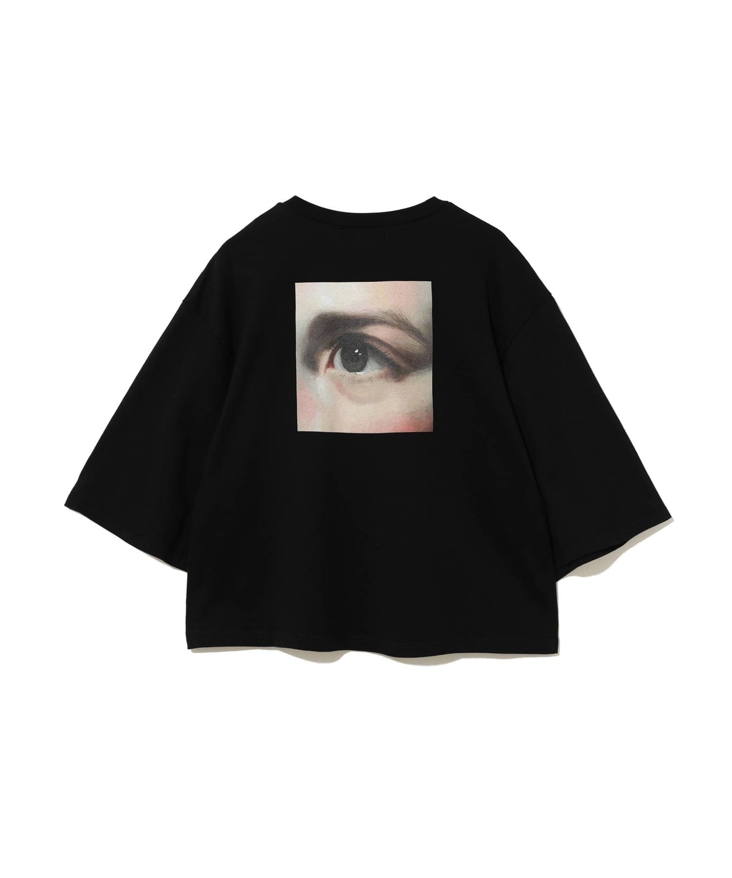 Women Top Undercover Short Oversized Graphic T-Shirt in Black Black