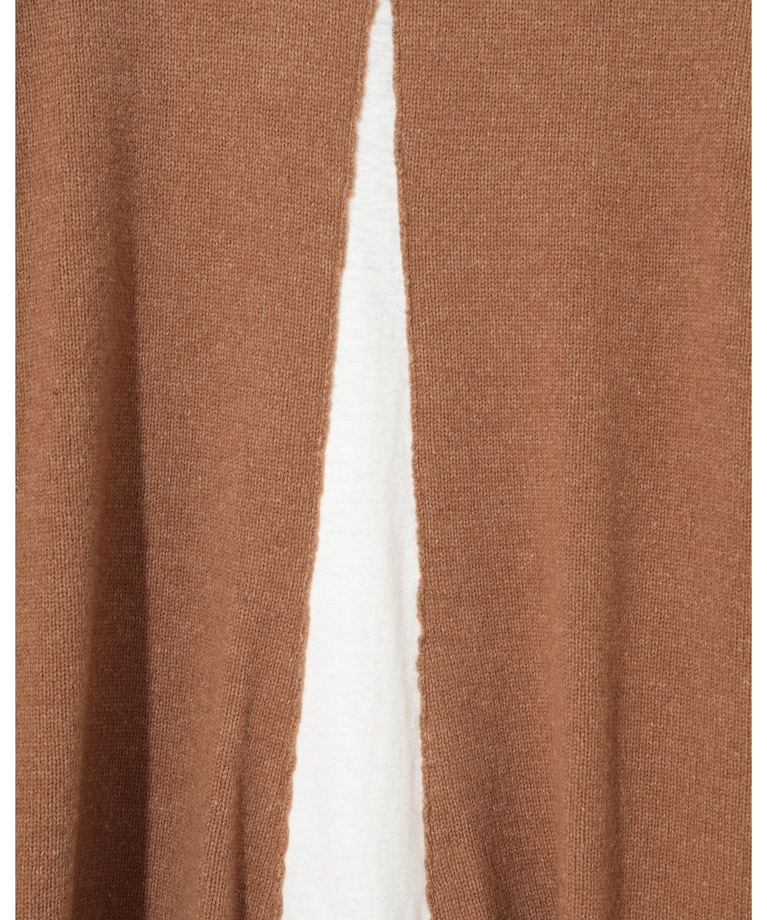 Womens Jackets + Coats Undercover Deconstructed Camel & Khaki Angora Wool Blend Coat Sienna