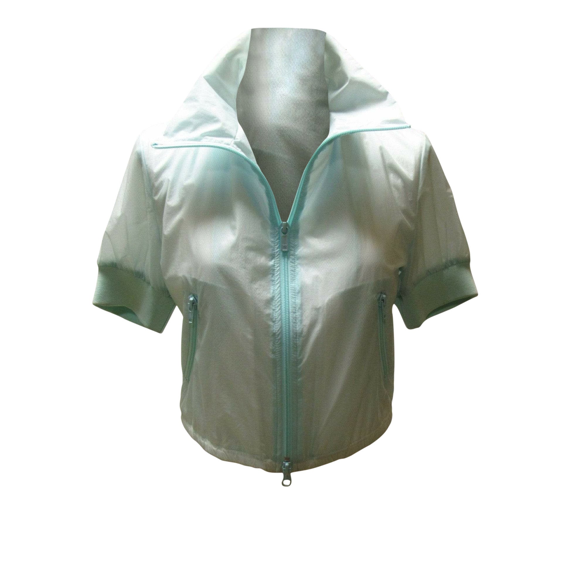 Jackets Y-3 Yohji Yamamoto Vapor Cheerleader Jacket - Cropped Mesh Lined Dim Gray