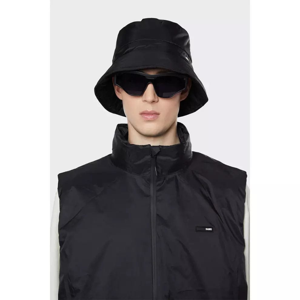 Accessories RAINS Padded Nylon Bucket Hat - Insulated Winter Hat Dark Slate Gray