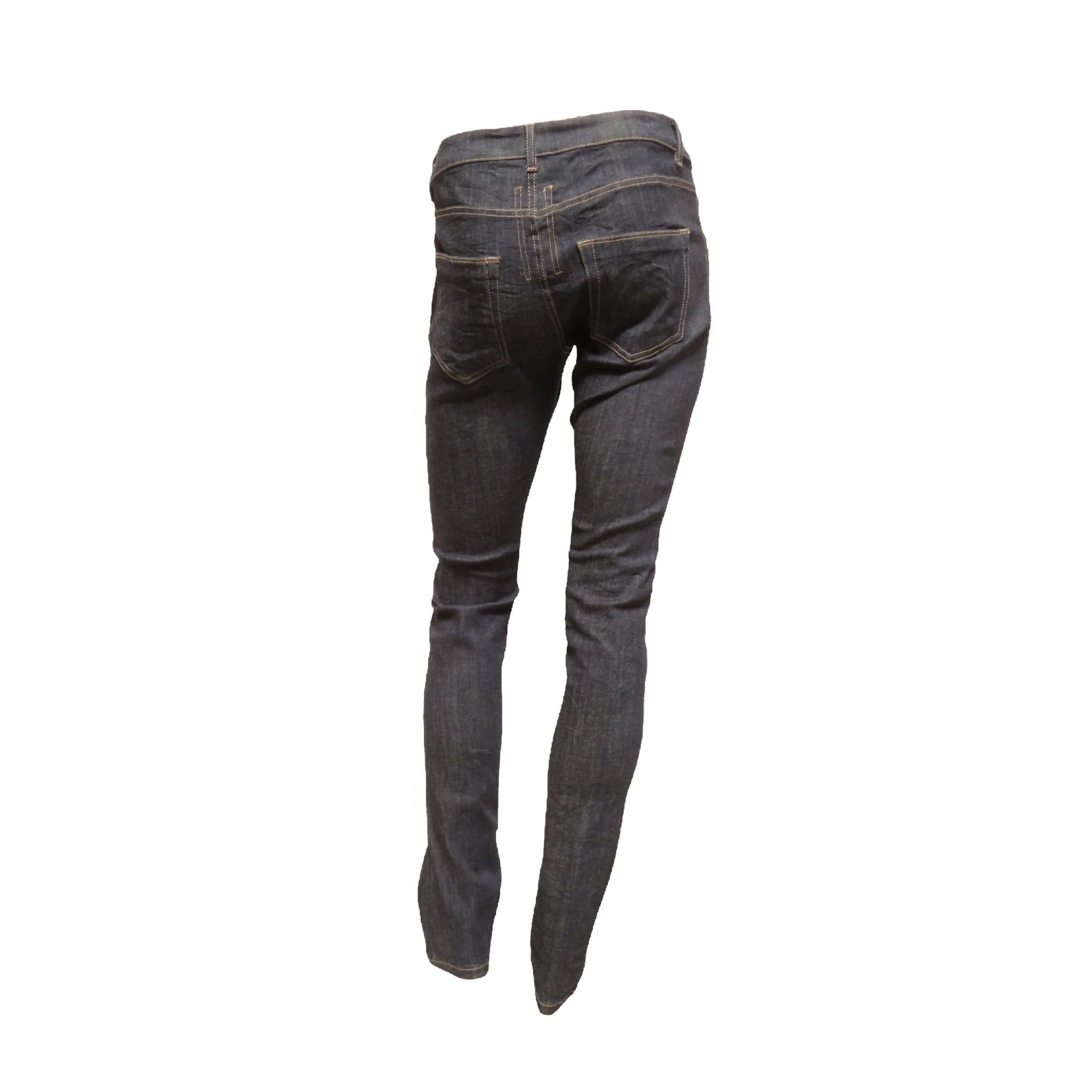 Pants Rick Owens Detroit Cut Denim Pants Dark Slate Gray